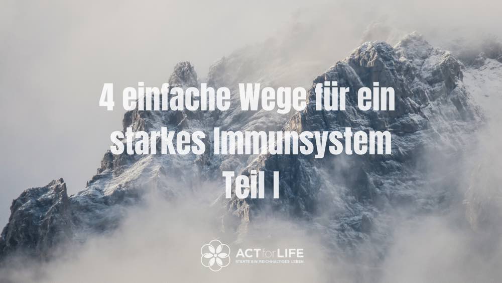 4 einfache Wege für ein starkes Immunsystem